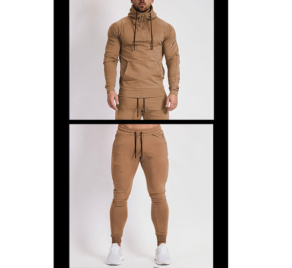 ONVTTO - Men's Set of Casual Sports Fitness Hoodie and Pants