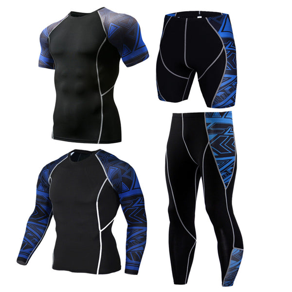 Onvtto - "Fighting" Men's Compression Sportswear 4 pcs