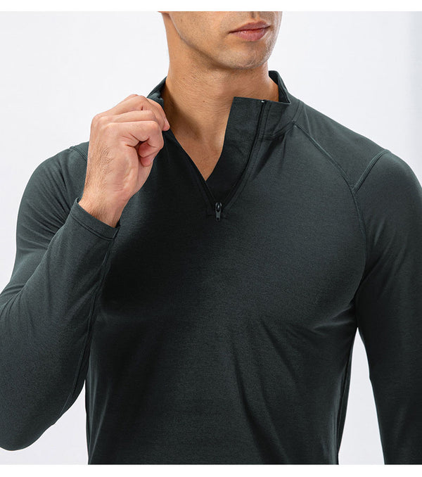 ONVTTO - Men's 1/4 zip fitness quick-dry running training top