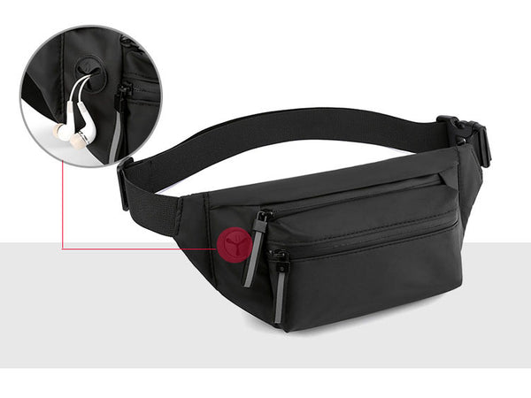 ONVTTO - Nylon Lightweight Water-Resistant Casual Sports Waist Pack