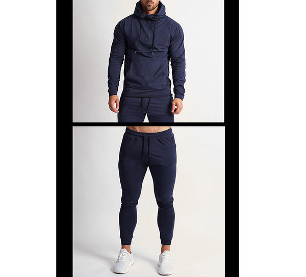 ONVTTO - Men's Set of Casual Sports Fitness Hoodie and Pants