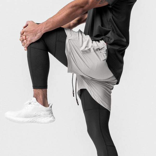 ONVTTO - Men's 2-in-1 Running Pants for Fitness Training, Quick-Dry with Phone Pocket