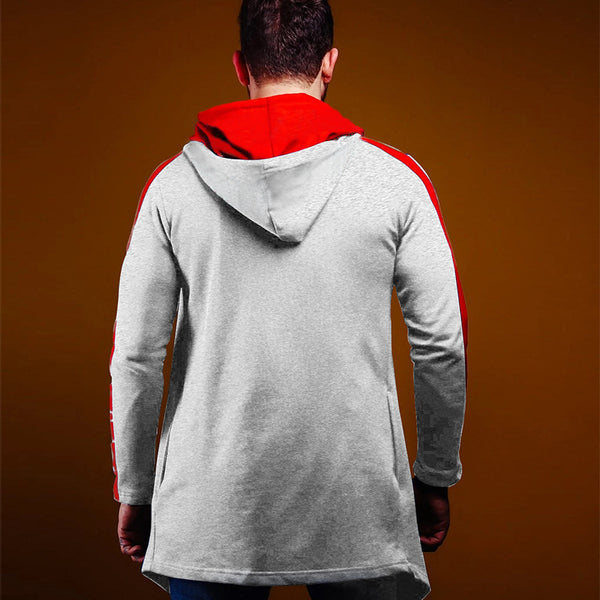 ONVTTO - Men's Side Pocket Casual Zip-Up Hoodie Sweater