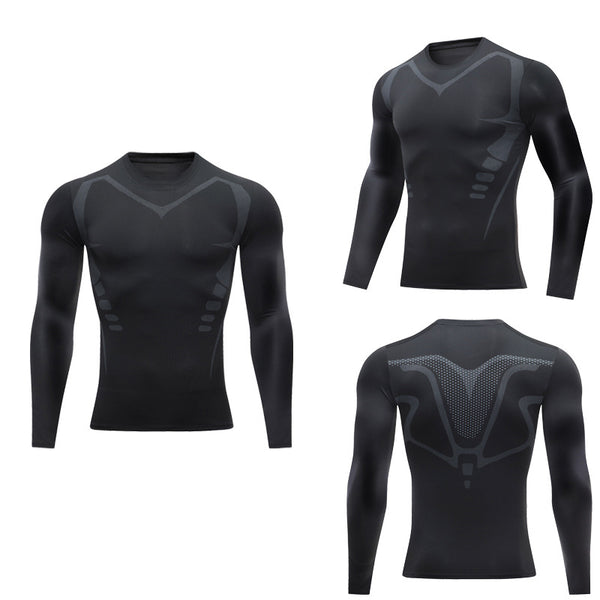 ONVTTO - Moisture-Wicking Long-Sleeve Running Training Top