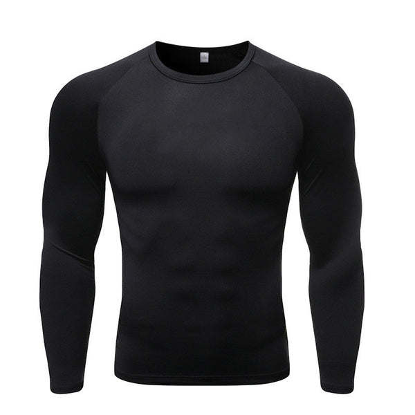 ONVTTO - Men's Compression High Elasticity Breathable Fitness Training Running Top