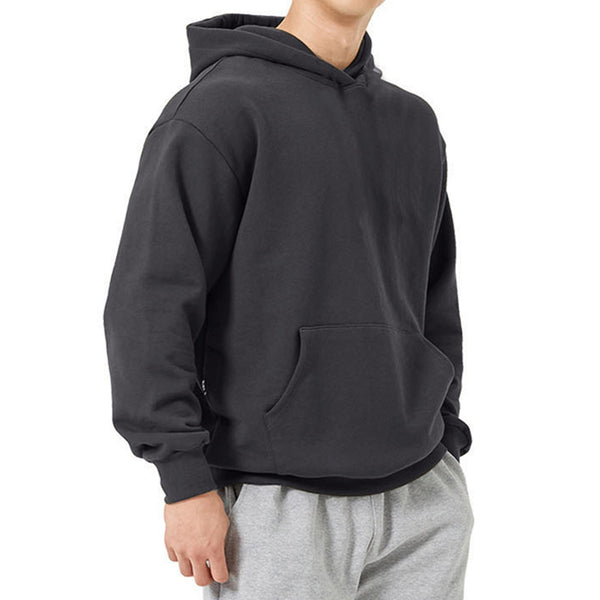 ONVTTO - Men's Solid Color Sporty Warm Casual Hoodie