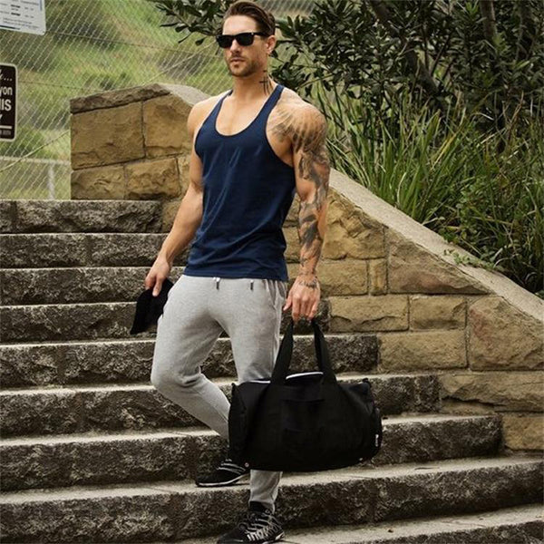 ONVTTO - Men's Sports Fitness Bag (Customizable Logo)