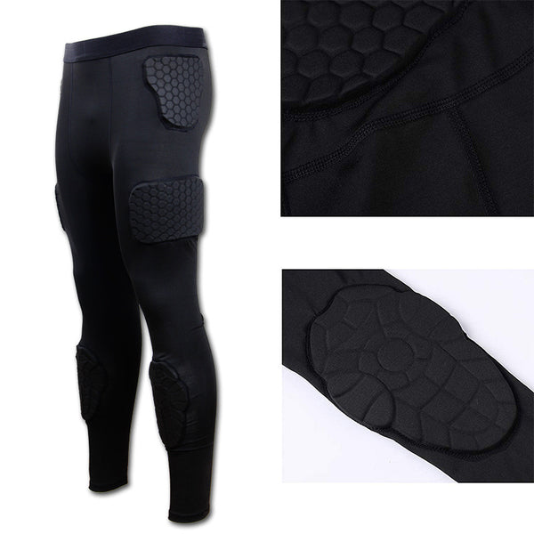 ONVTTO - Men's Thickened Compression Athletic Tight Crash-Proof Pants