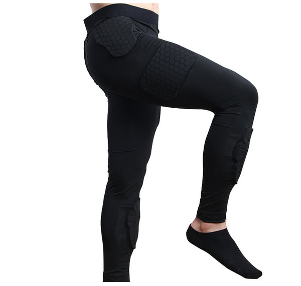 ONVTTO - Men's Thickened Compression Athletic Tight Crash-Proof Pants