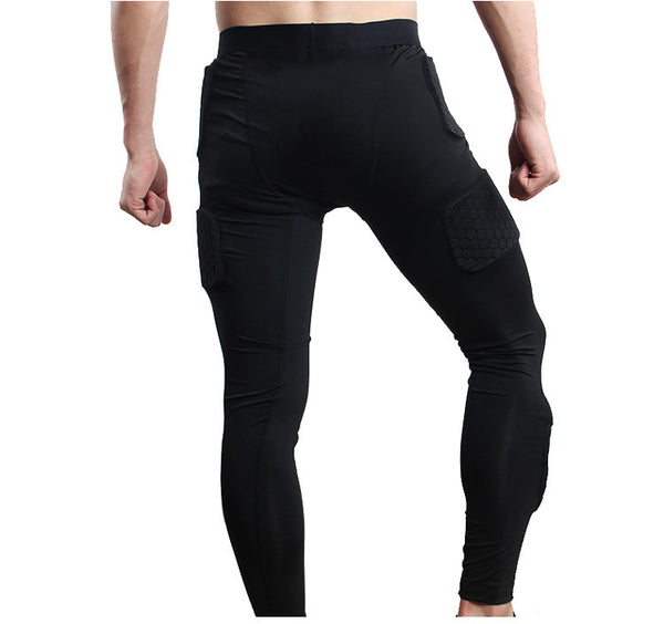 ONVTTO - Men's Thickened Compression Athletic Tight Crash-Proof Pants