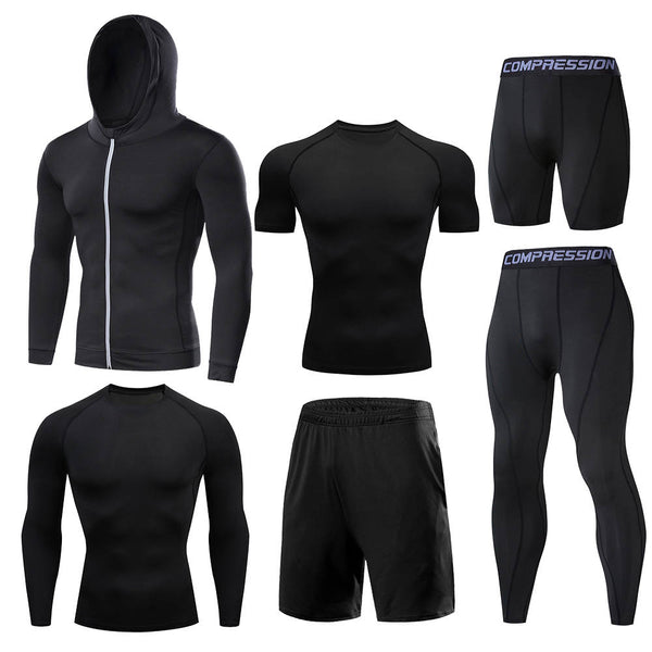 Onvtto -  "Color" Men's Compression Sportswear 6 pcs