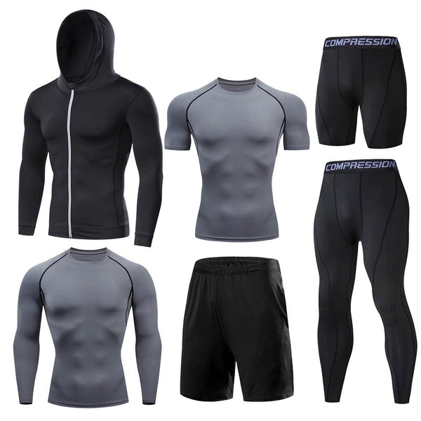 Onvtto -  "Color" Men's Compression Sportswear 6 pcs