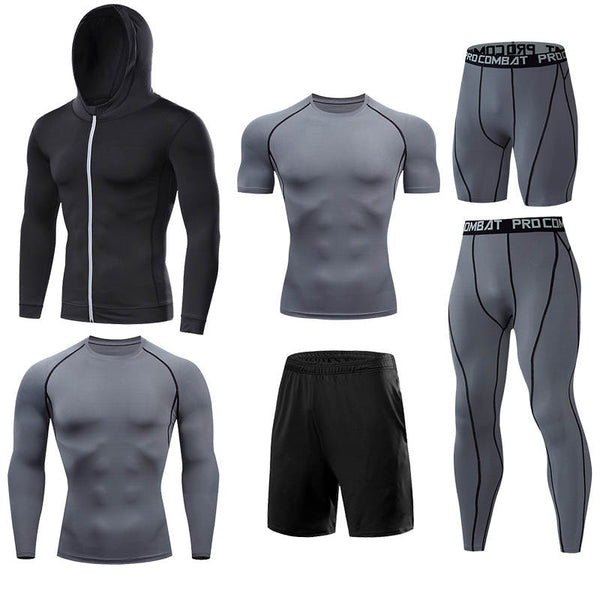 Onvtto -  "Color" Men's Compression Sportswear 6 pcs